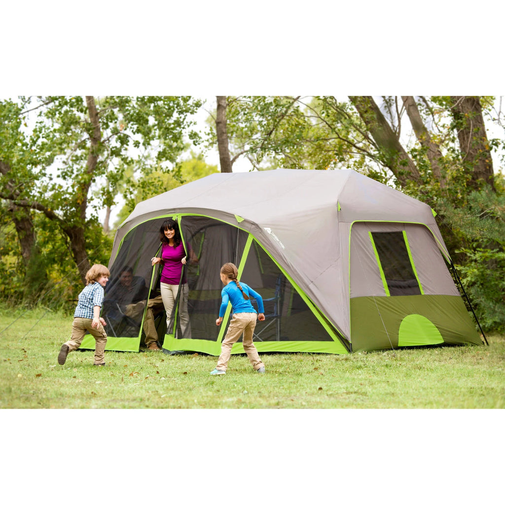 14' x 13.5' 9 Person 2 Room Instant Cabin Tent with Screen Room I423991