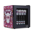 85 Can Beverage Refrigerator with LED Lights and Adjustable Shelves V82971