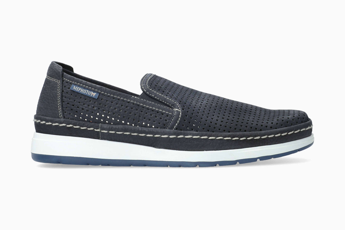 Navy Sportbuck Men&s Perf Shoes Z18211