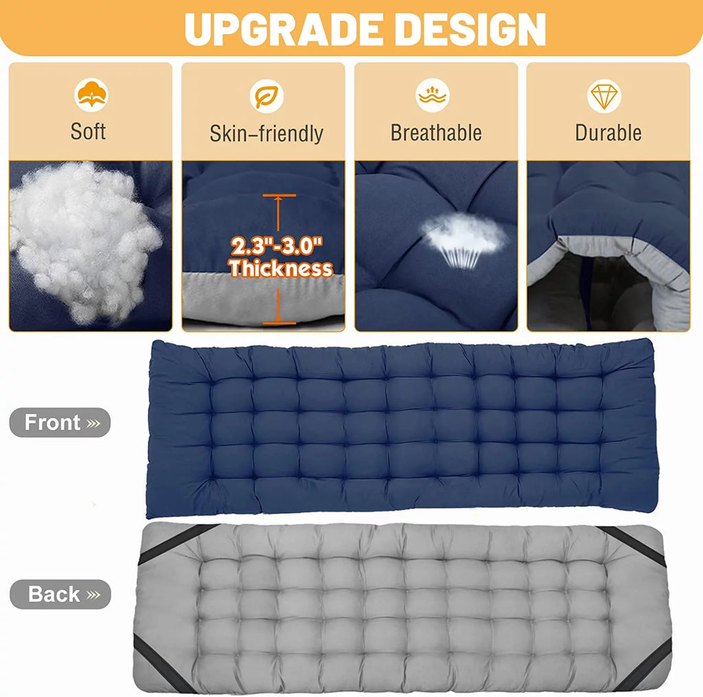 Folding Bed with Mattress and Carrying Bag W411557