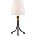 Aged Iron and Brass Accent Lamp R1521