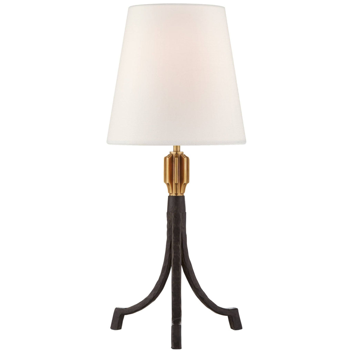 Aged Iron and Brass Accent Lamp R1521