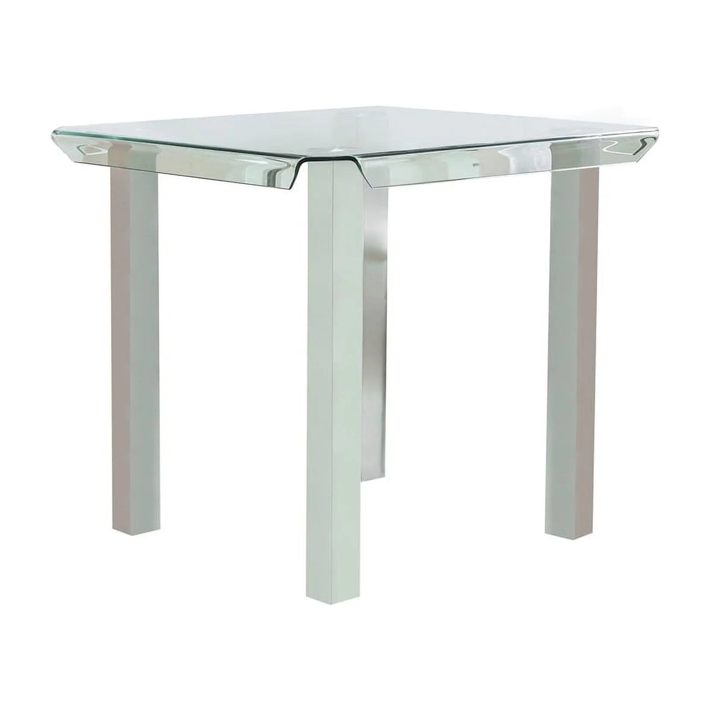 Glass Top Counter Height Dining Table Q90758