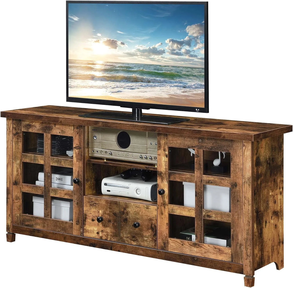 1 Drawer TV Stand With Storage Cabinets And Shelves E53830