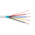 Bulk 22/4 Shielded Alarm Control Cable Solid Conductor 500ft Fire/Security Wire Pack of 2 T732