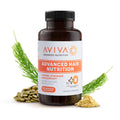 60 Capsules Hair Growth Vitamins Dietary Supplement with Biotin 5000mcg M377447