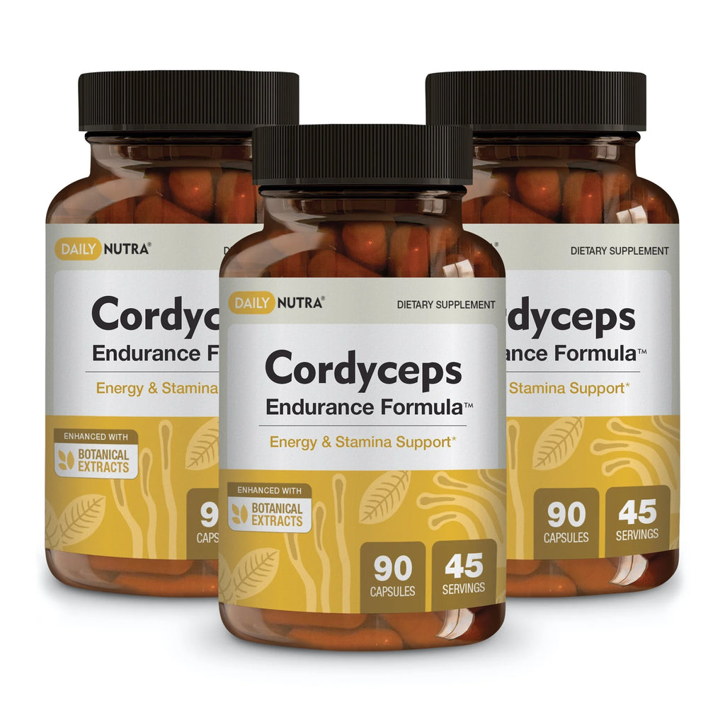 Caffeine Free Organic Mushroom Extract Supplement 3-Pack N3479