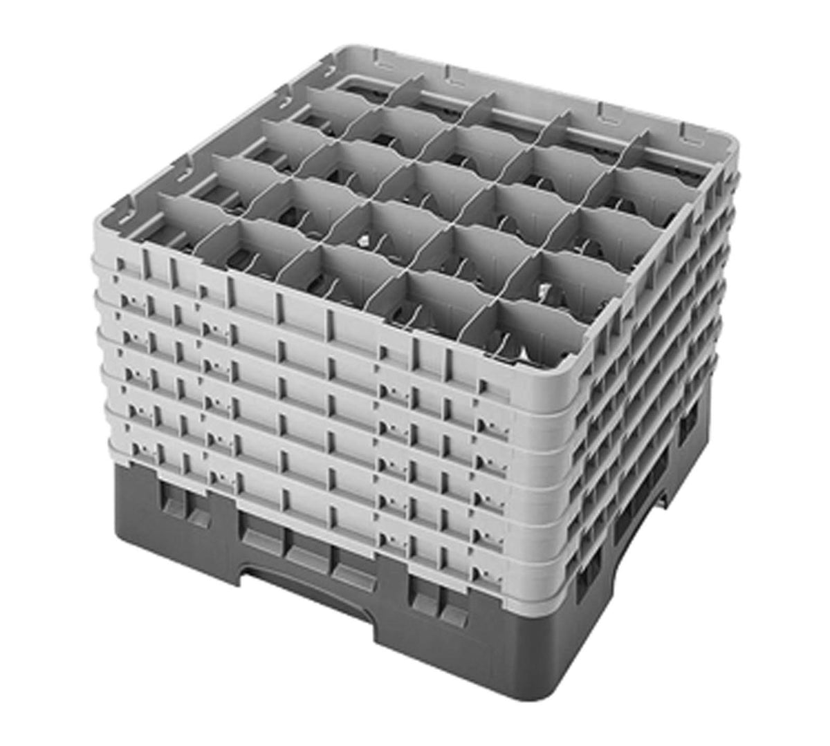 Navy Blue 25 Compartment Glass Rack Q106