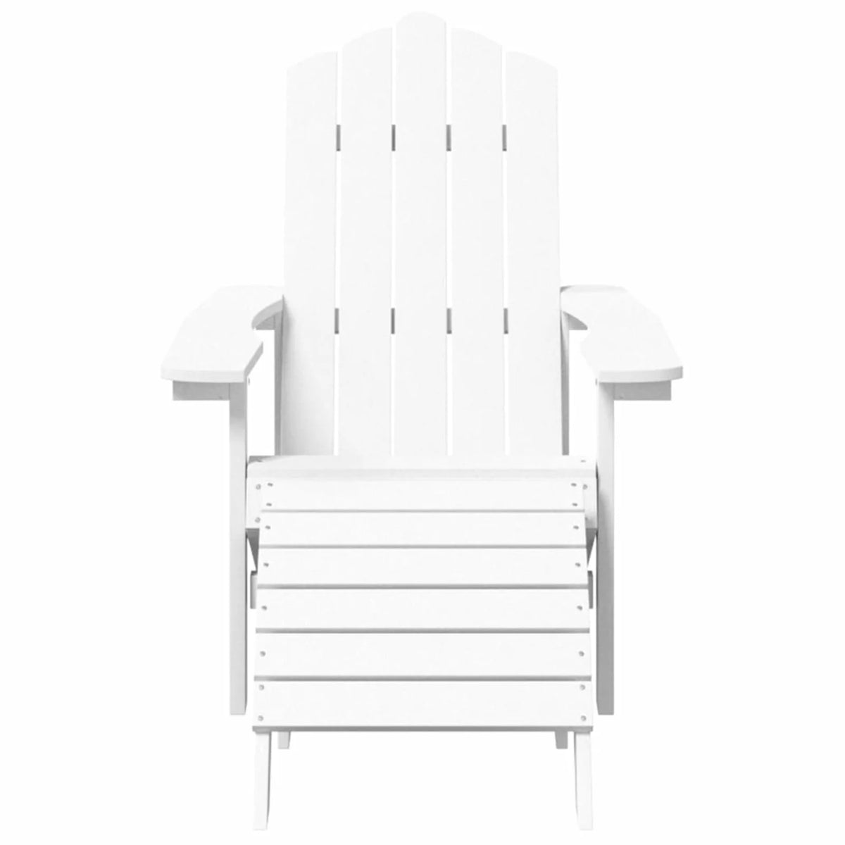 HDPE Outdoor Fire Pit Chair with Footstool U152500