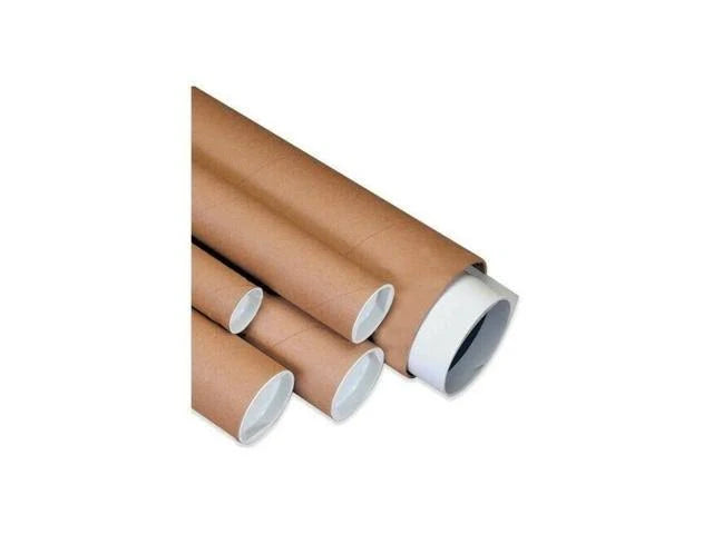 Mailing Tubes with Caps, 3x22 x 12 D6643