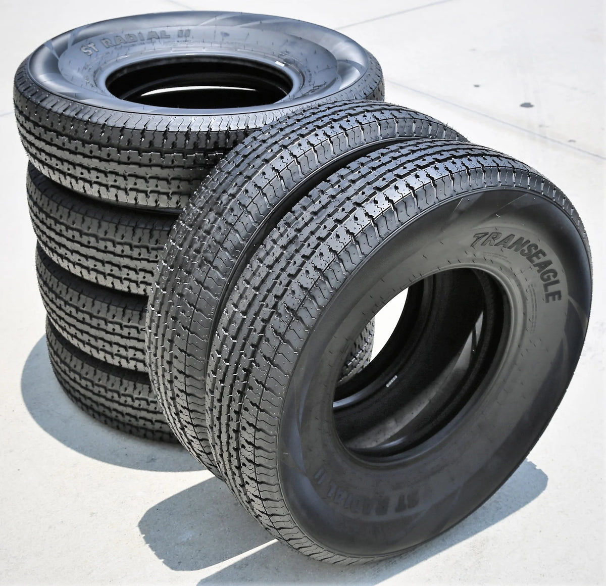Pair of 2 Steel Belted ST 205/75R15 Load E Trailer Tires C781