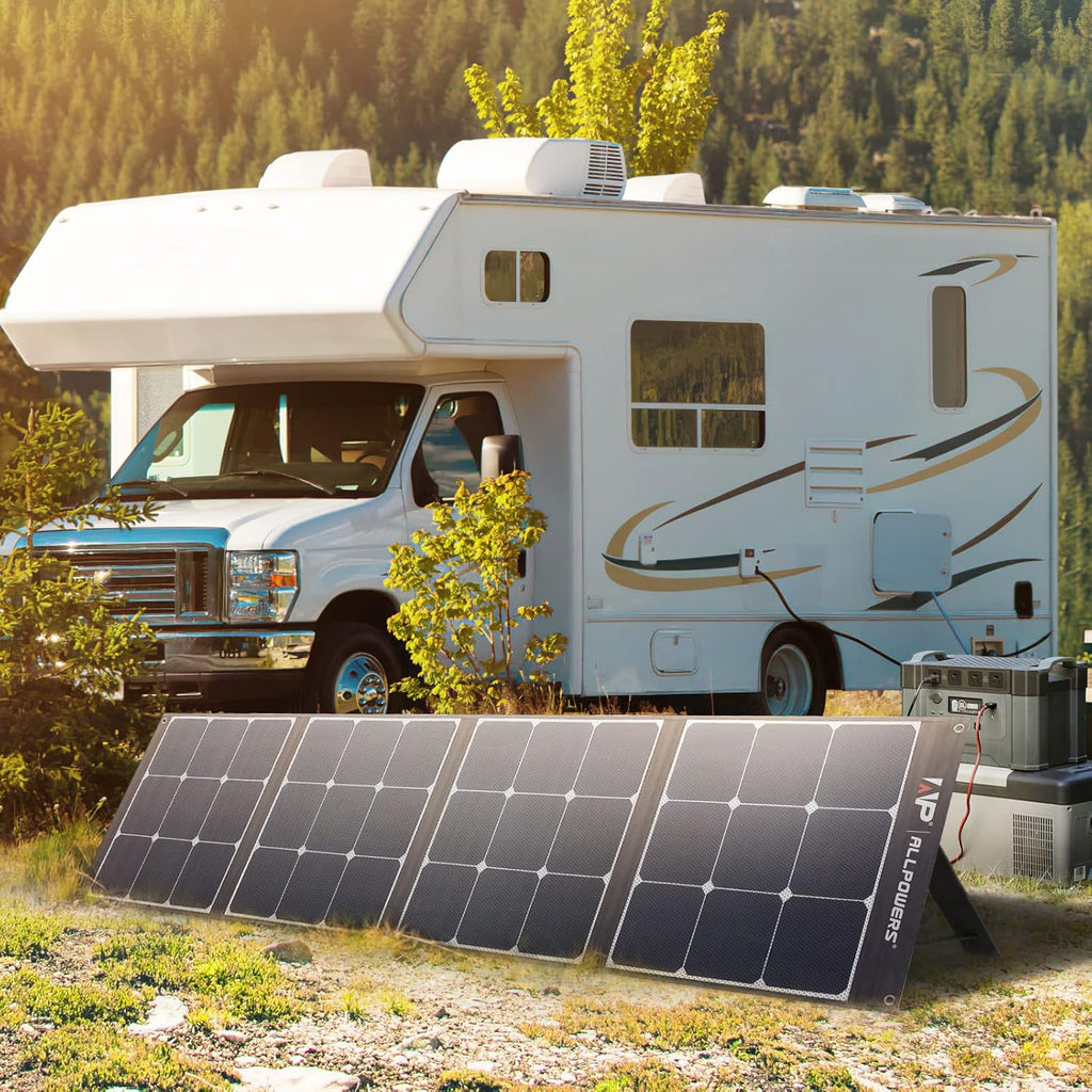 200W Portable Foldable Monocrystalline Solar Panel Kit with MC-4 Output A4877