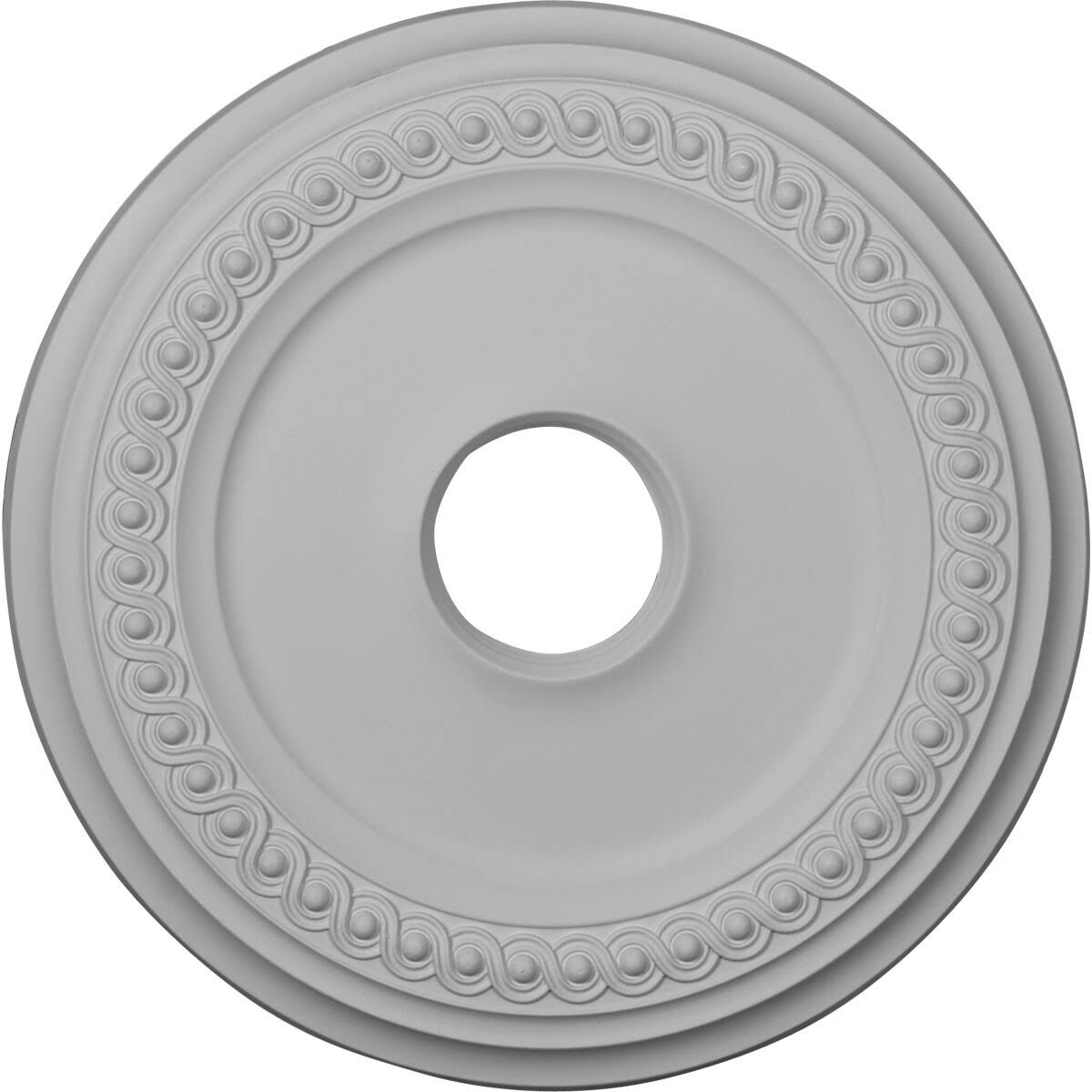 Classic Ceiling Medallion, Hand-Painted Iridescent Gold F51696