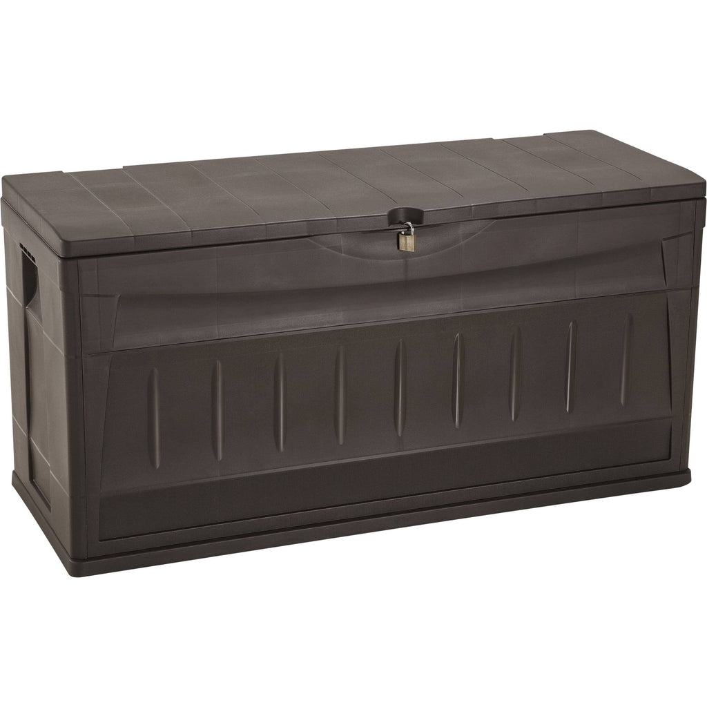 Brown Plastic Storage Deck Box H3945
