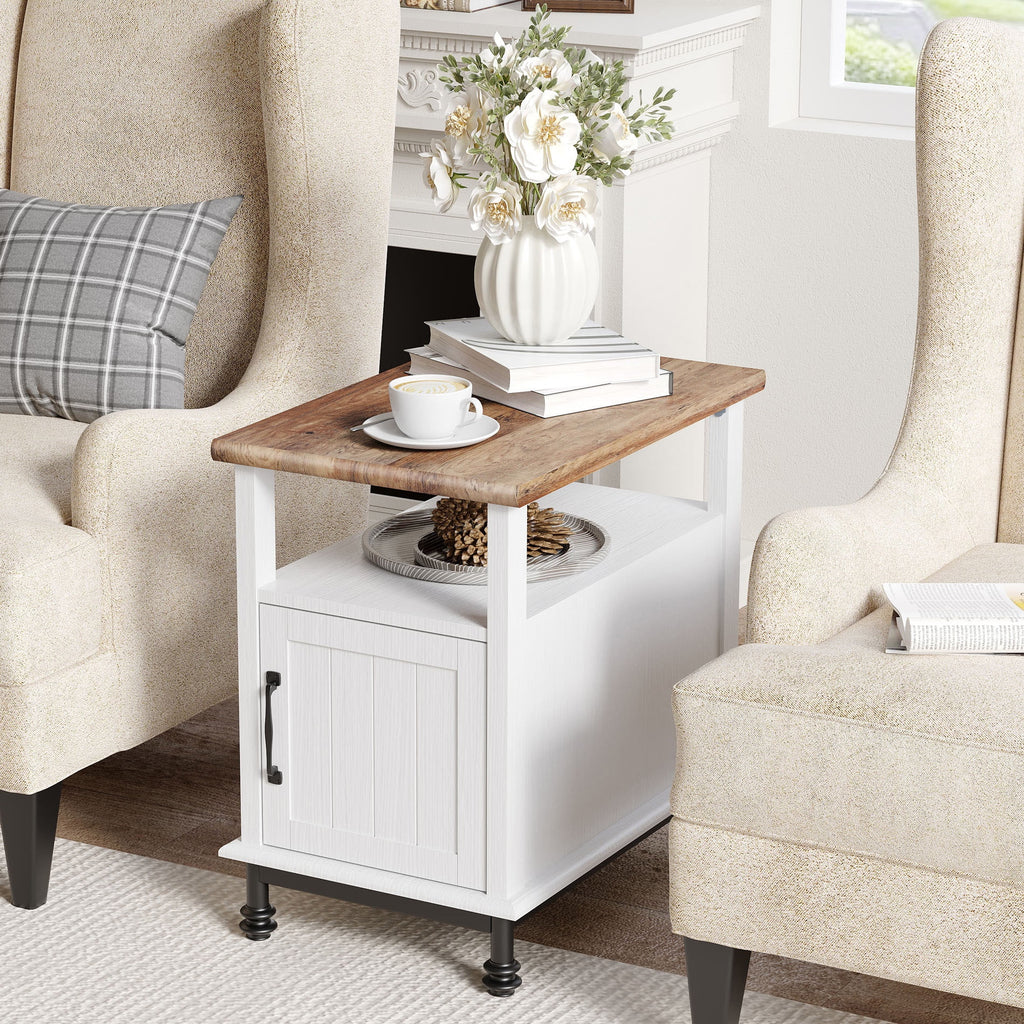 White Wood Coffee Table with 2 End Tables B7444