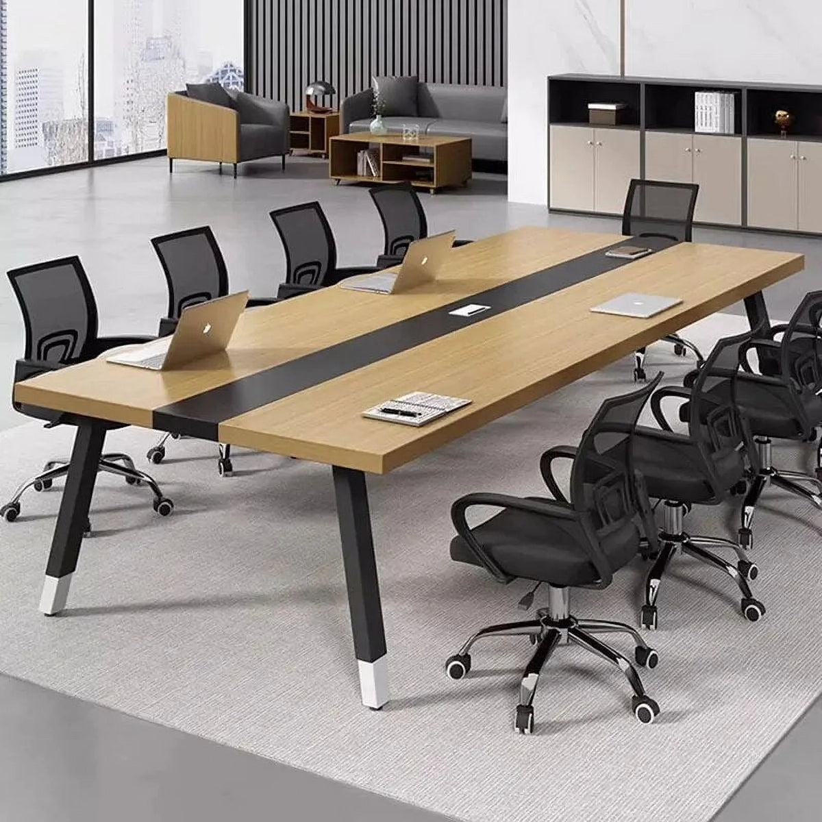 Modern Office Desk with Drawers D147
