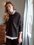Black Fleece Long-Sleeve Capelet Z60368