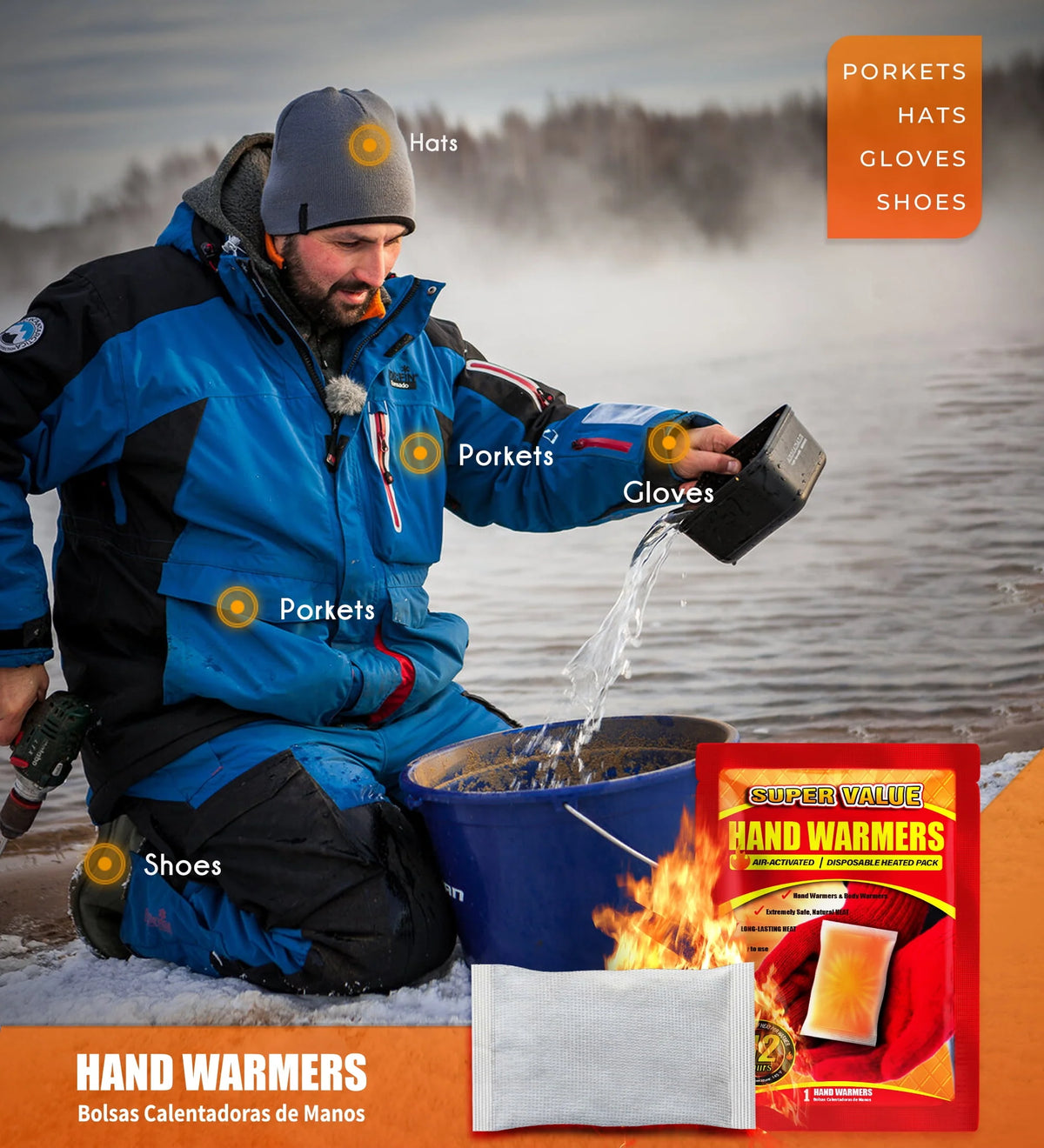 Disposable Hand Warmers 90 Pack P667