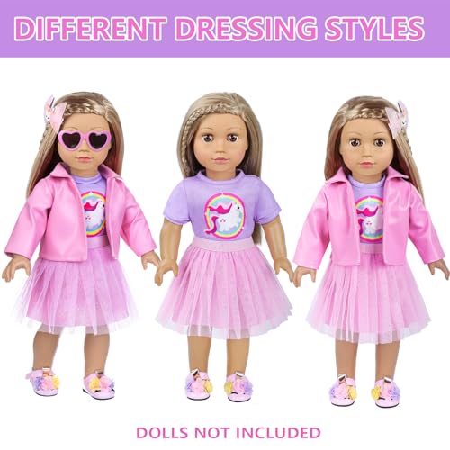 18 Inch Doll Makeup Accessories and Clothes Play Set C46161