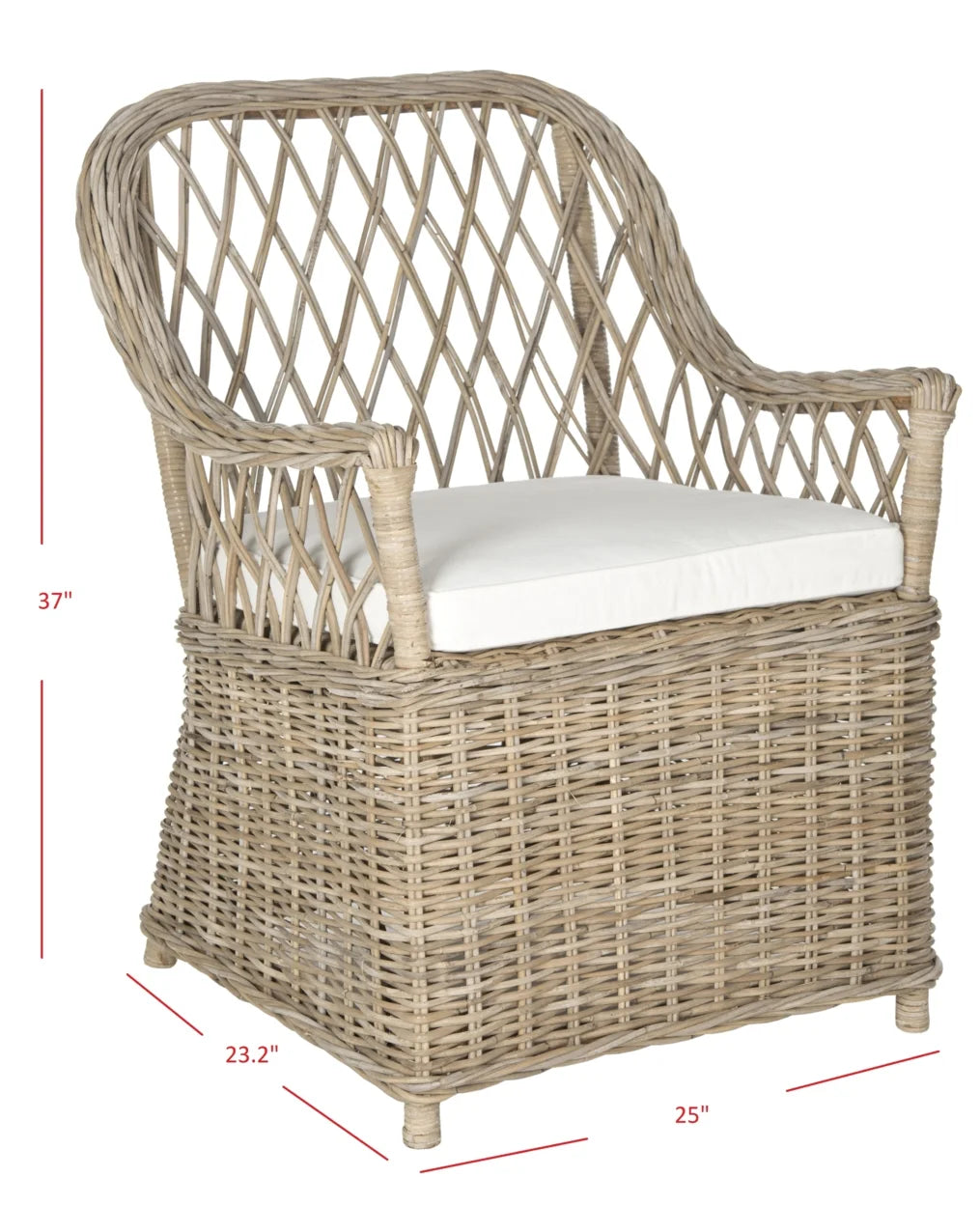 Rattan Arm Chair Natural J244