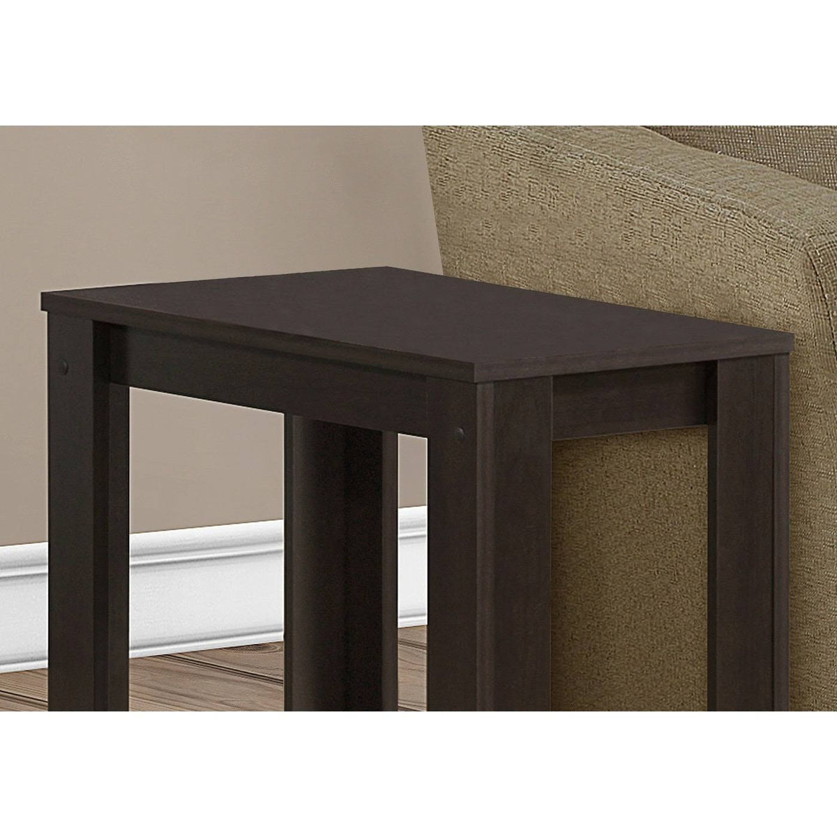 Brown Contemporary Rectangular Accent End Table K897