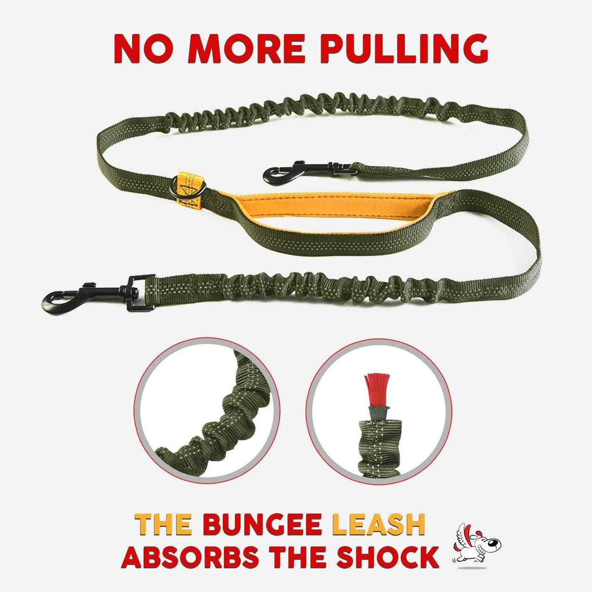 Hands Free Double Dog Leash G2212