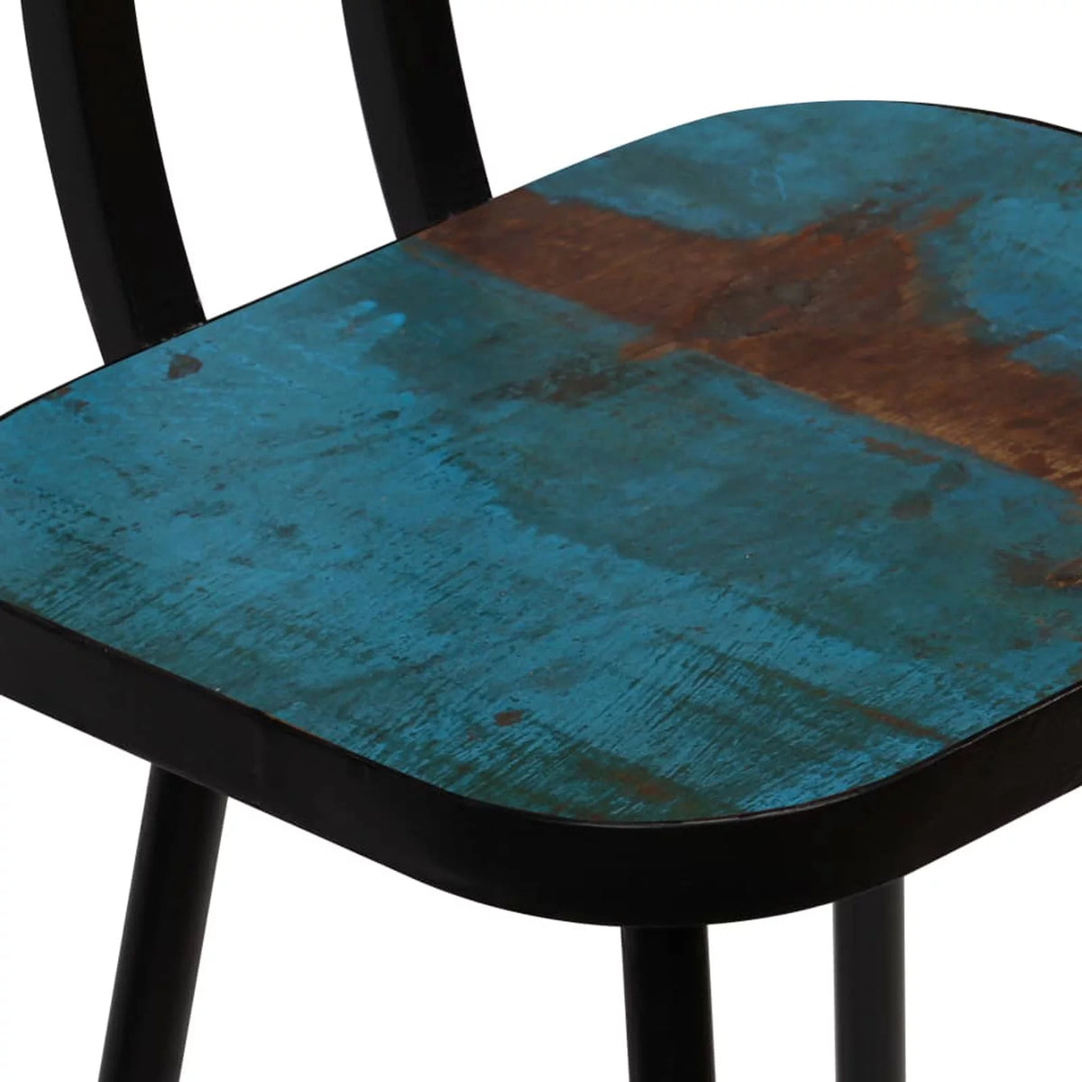 Solid Reclaimed Wood Bar Stools 4 pcs K89272