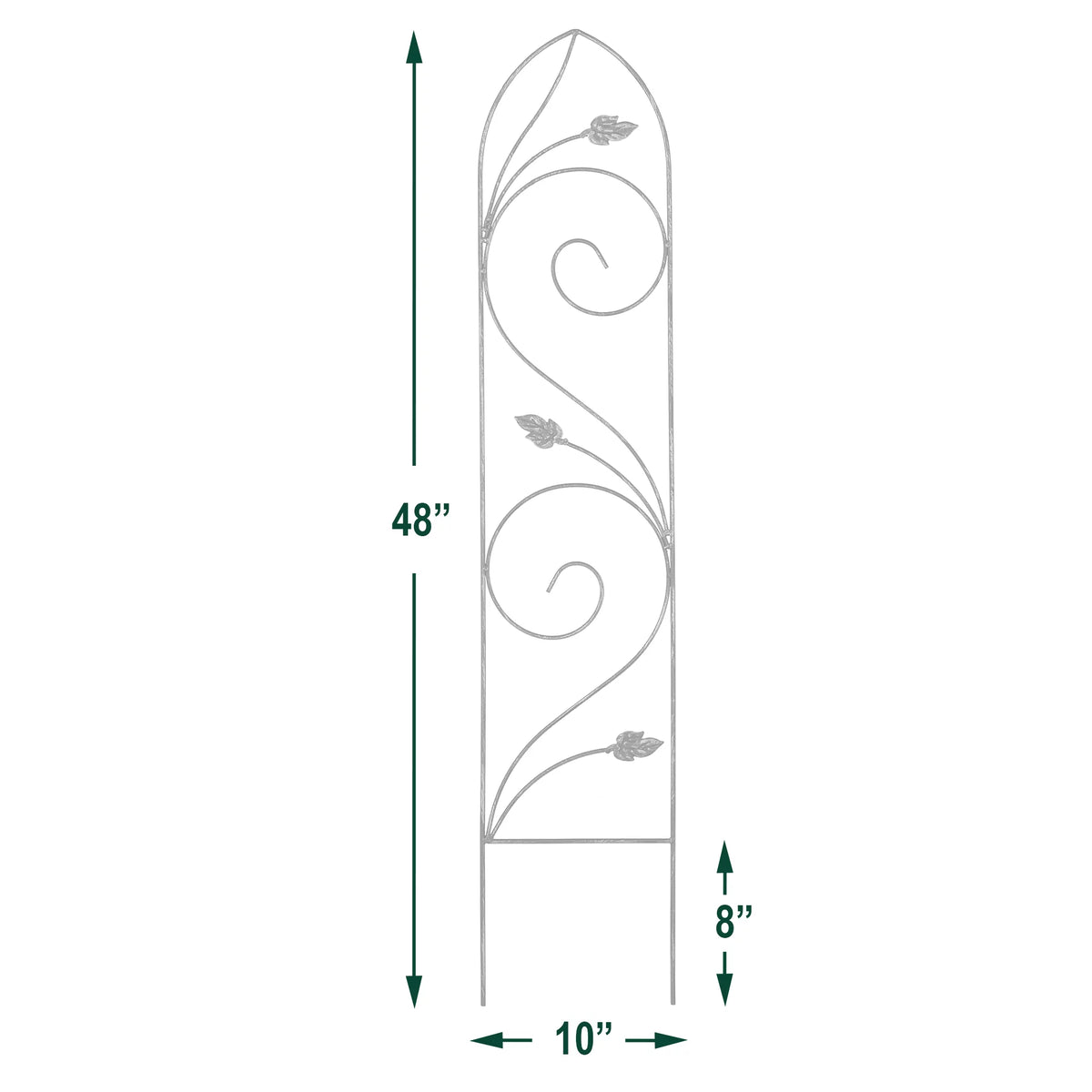 Metal Arched Trellis F5001