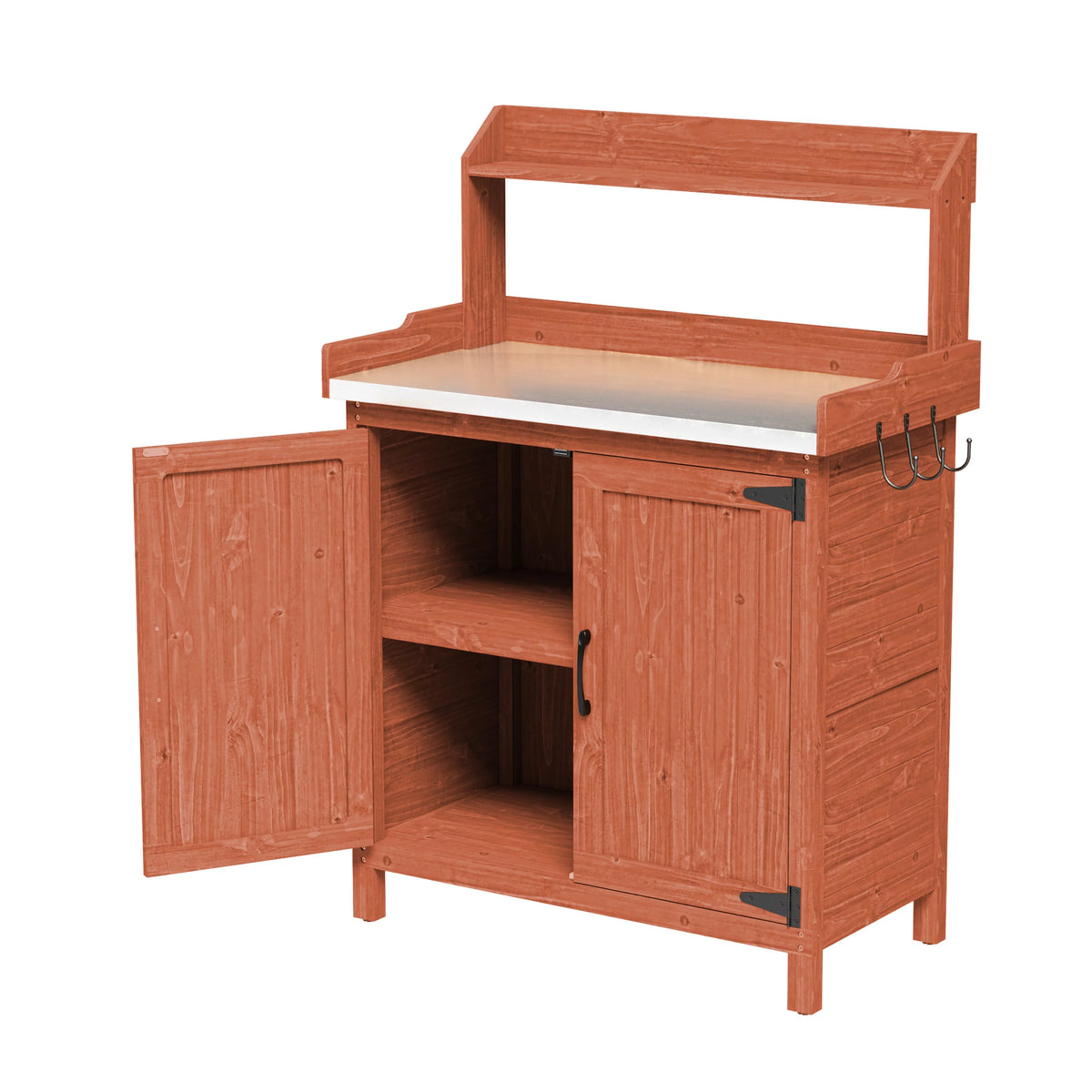 Potting Bench with Storage Y3098