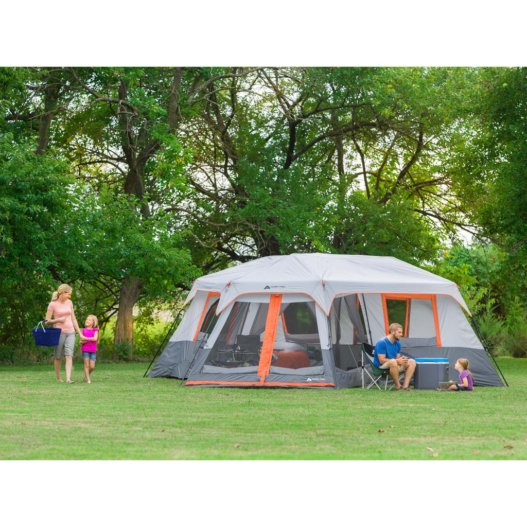 20' x 18' 12-Person 3-Room Instant Cabin Tent with Screen Room L749