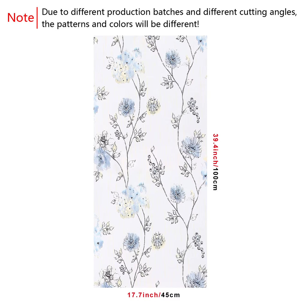 Green Plant Retro Leaf Flower Waterproof Peel And Stick Wallpaper W409698