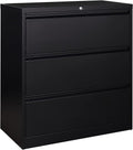 3 Drawer Metal Lateral File Cabinet with Lock N768543