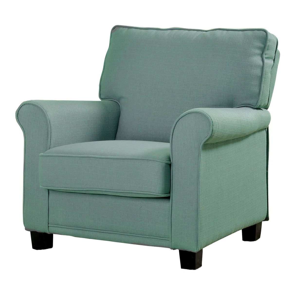 Green Flax Fabric Chair U131