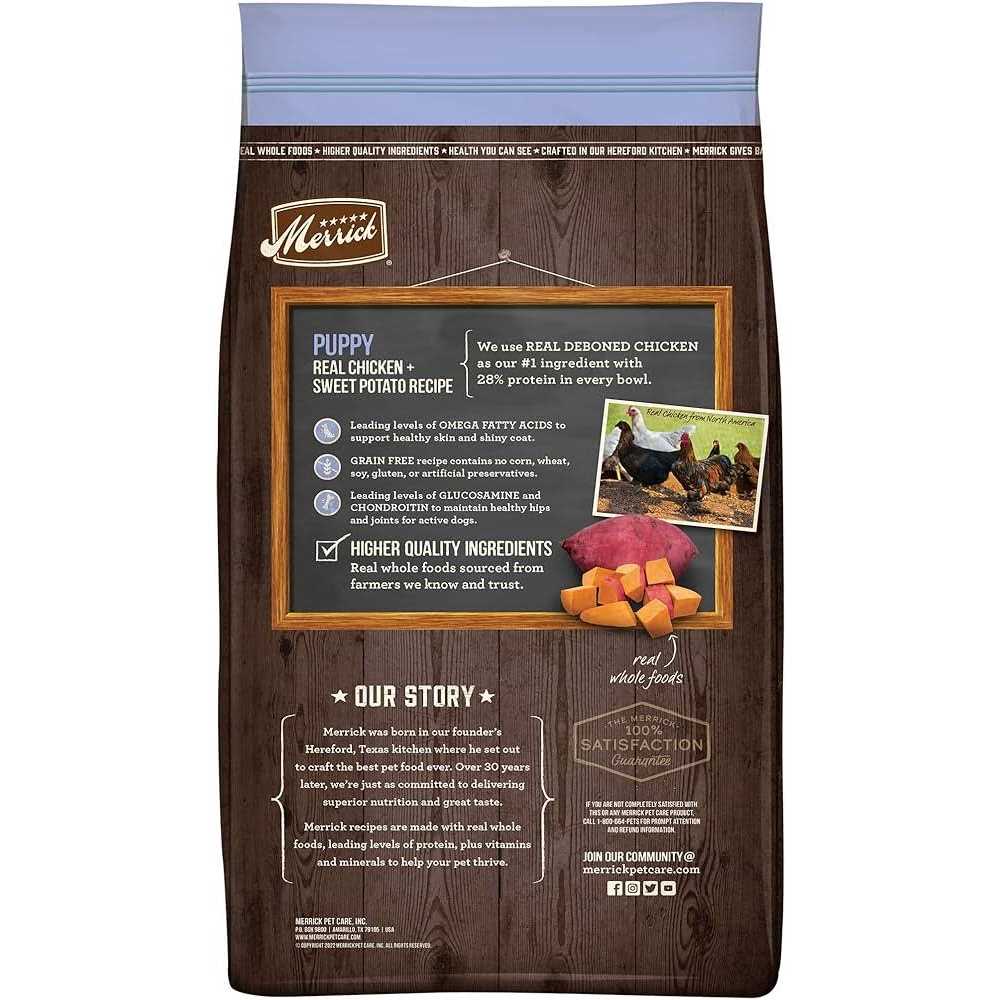 Grain Free Puppy Chicken Sweet Potato Recipe Dry Dog Food L8320