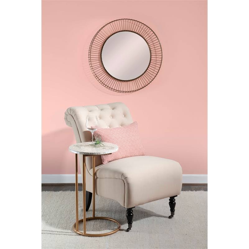 Gold Metal Accent C Table M994